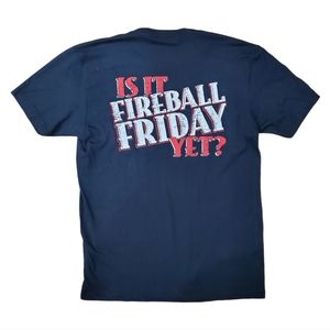 FIREBALL WHISKEY Shirt IS IT FIREBALL FRIDAY YET? Spell Out